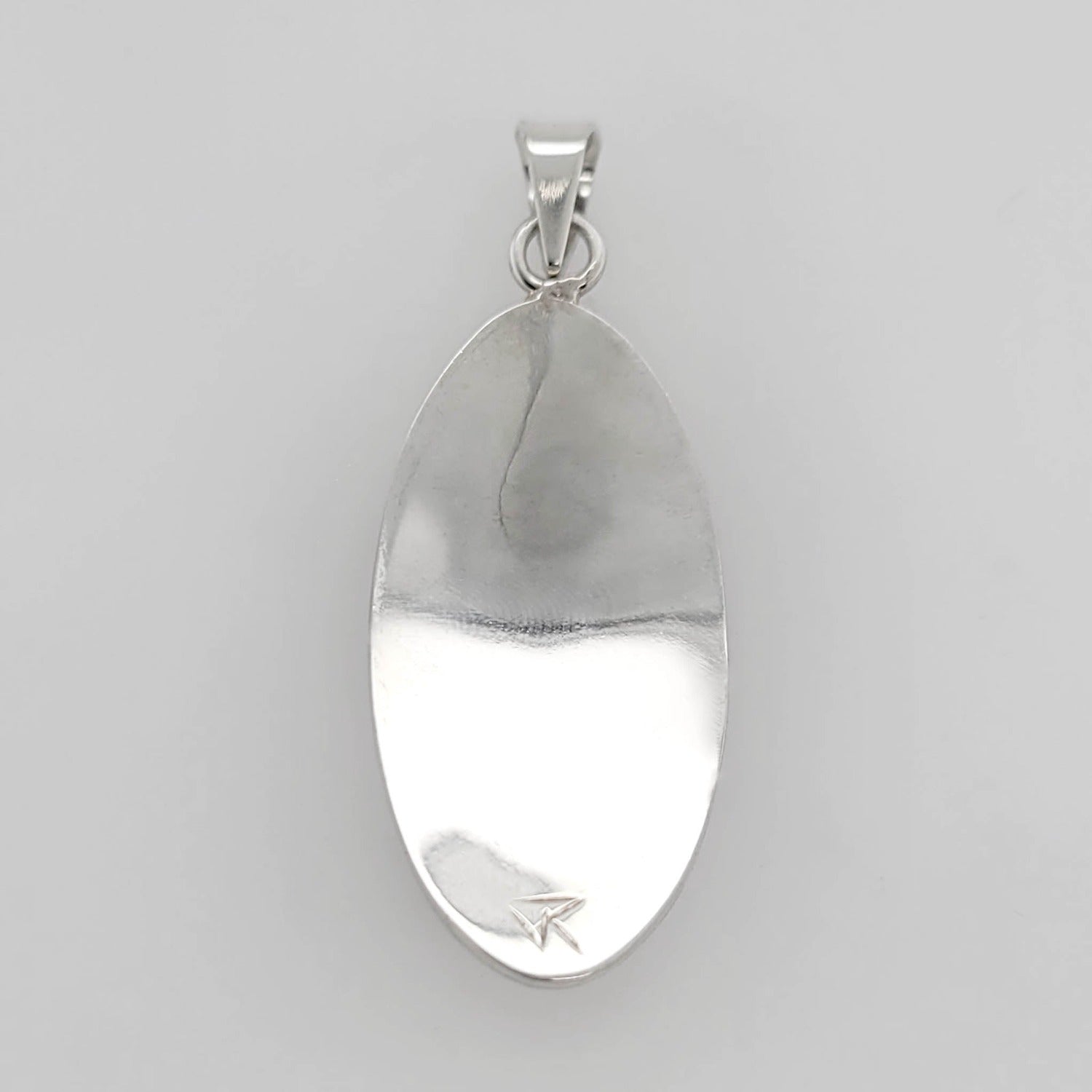 Silver Raven Pendant by Cree artist Justin Rivard