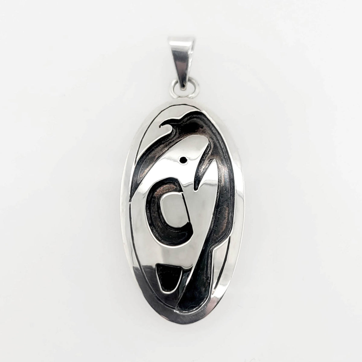 Salmon Pendant by Cree artist Justin Rivard – Spirits of the West Coast ...