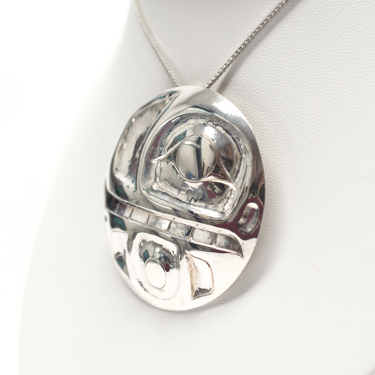 Silver Orca Pendant/Brooch by Northwest Coast artist