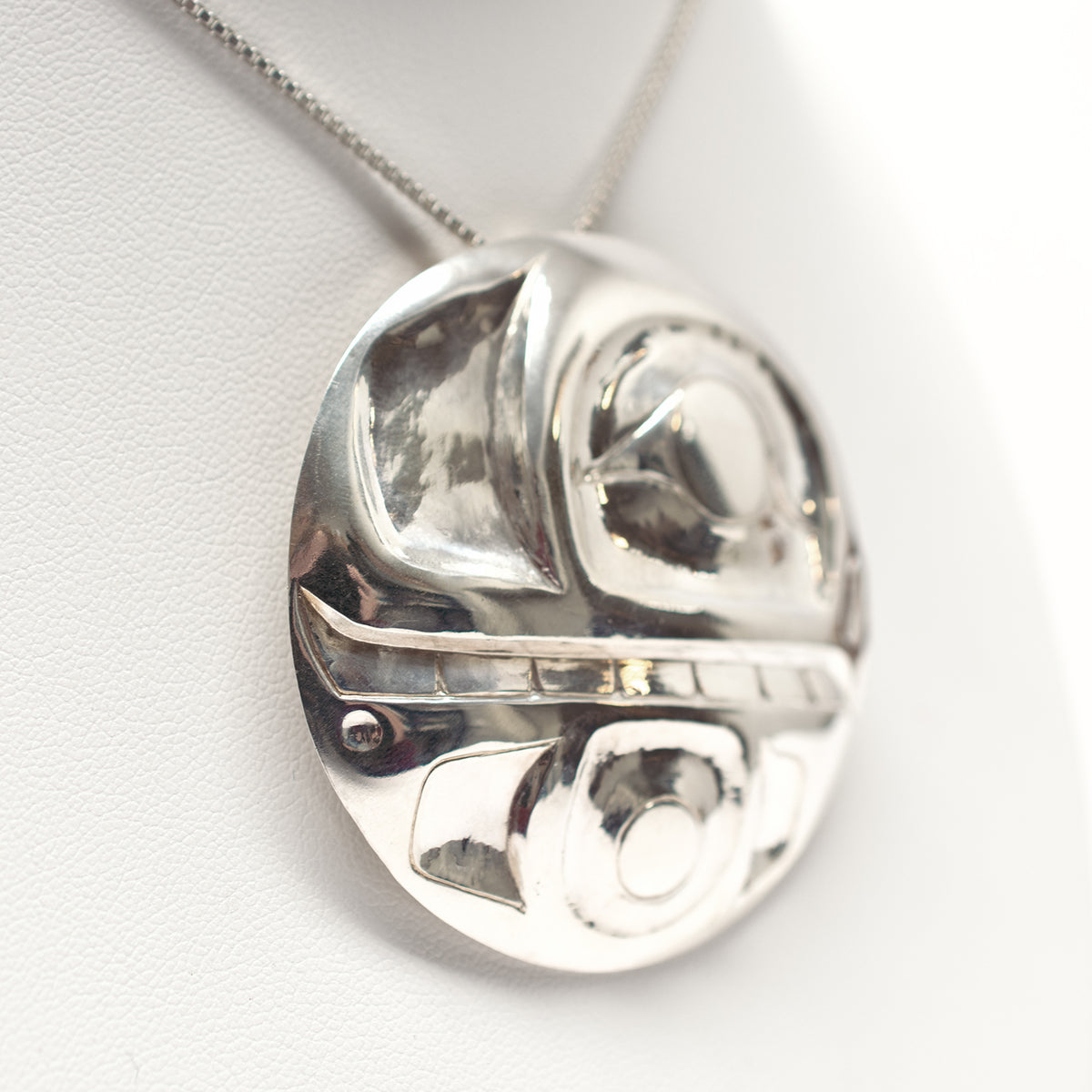 Silver Orca Pendant/Brooch by Northwest Coast artist