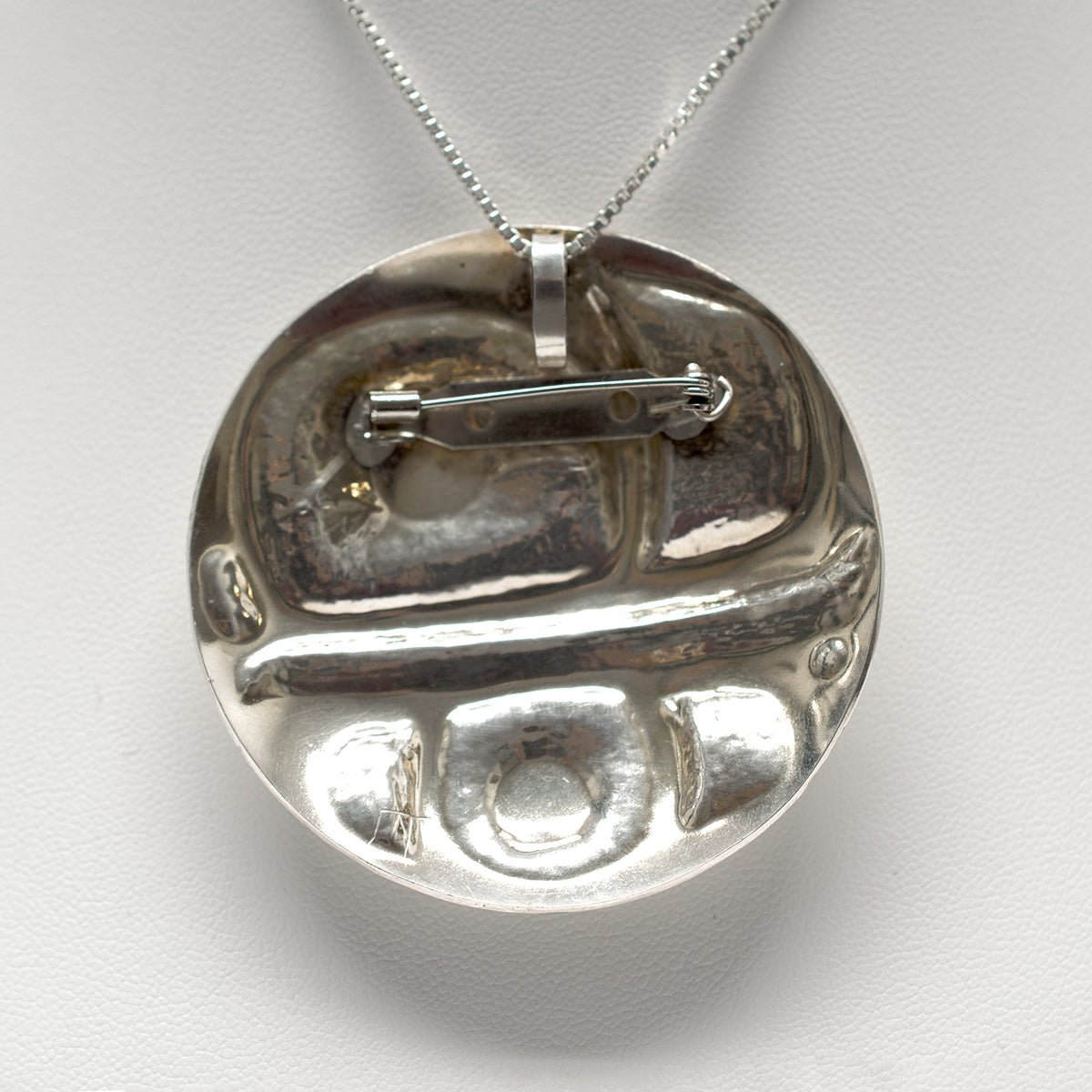 Silver Orca Pendant/Brooch by Northwest Coast artist