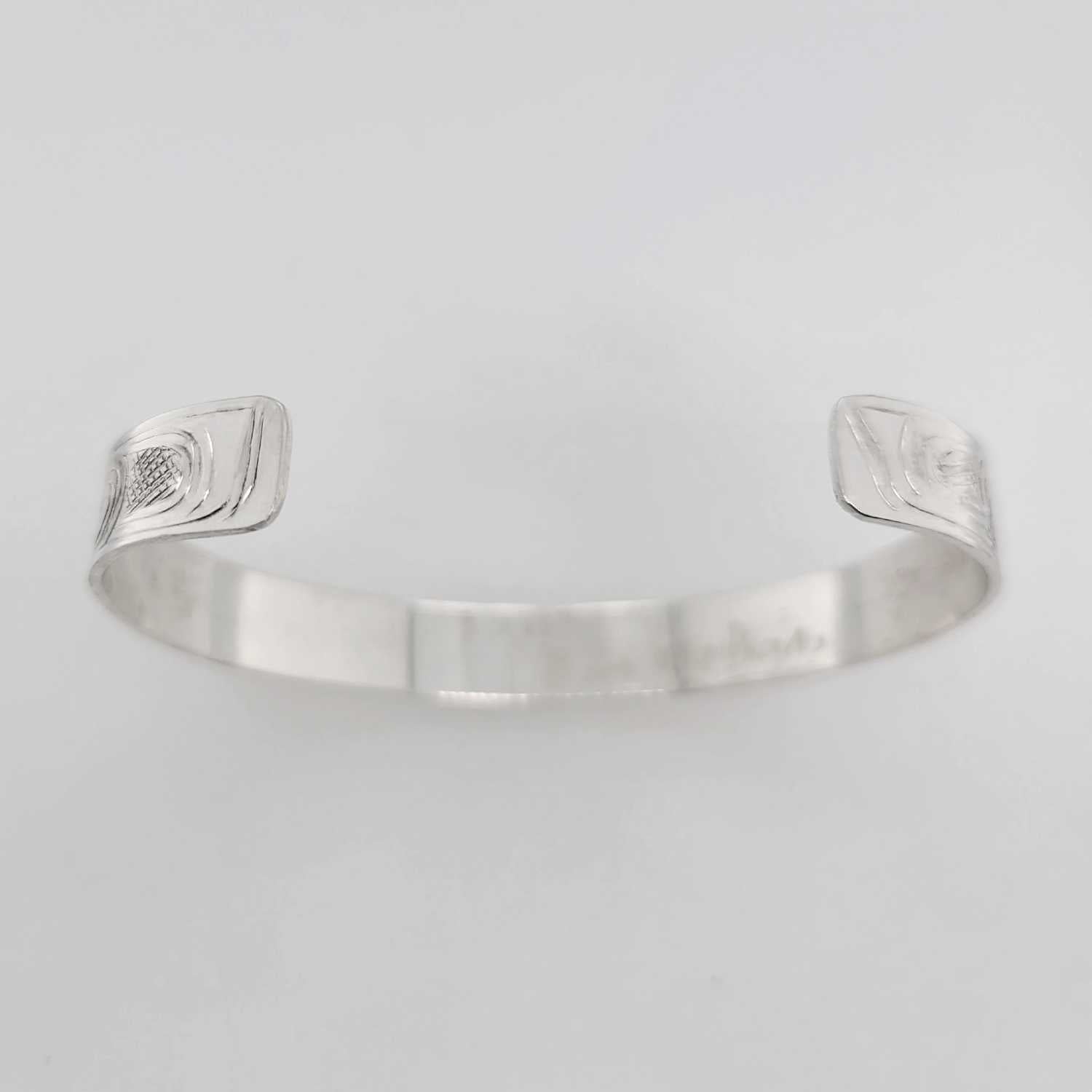 Silver Raven Bracelet by Kwakwaka'wakw artist Don Wadhams