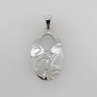 Silver Raven Pendant by Cree artist Justin Rivard