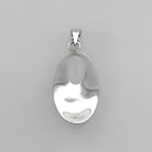 Silver Raven Pendant by Cree artist Justin Rivard