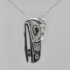 Silver Raven Steals the Light Pendant by Haida artist Robin Rorick