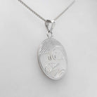 Silver Eagle Pendant by Cree artist Justin Rivard