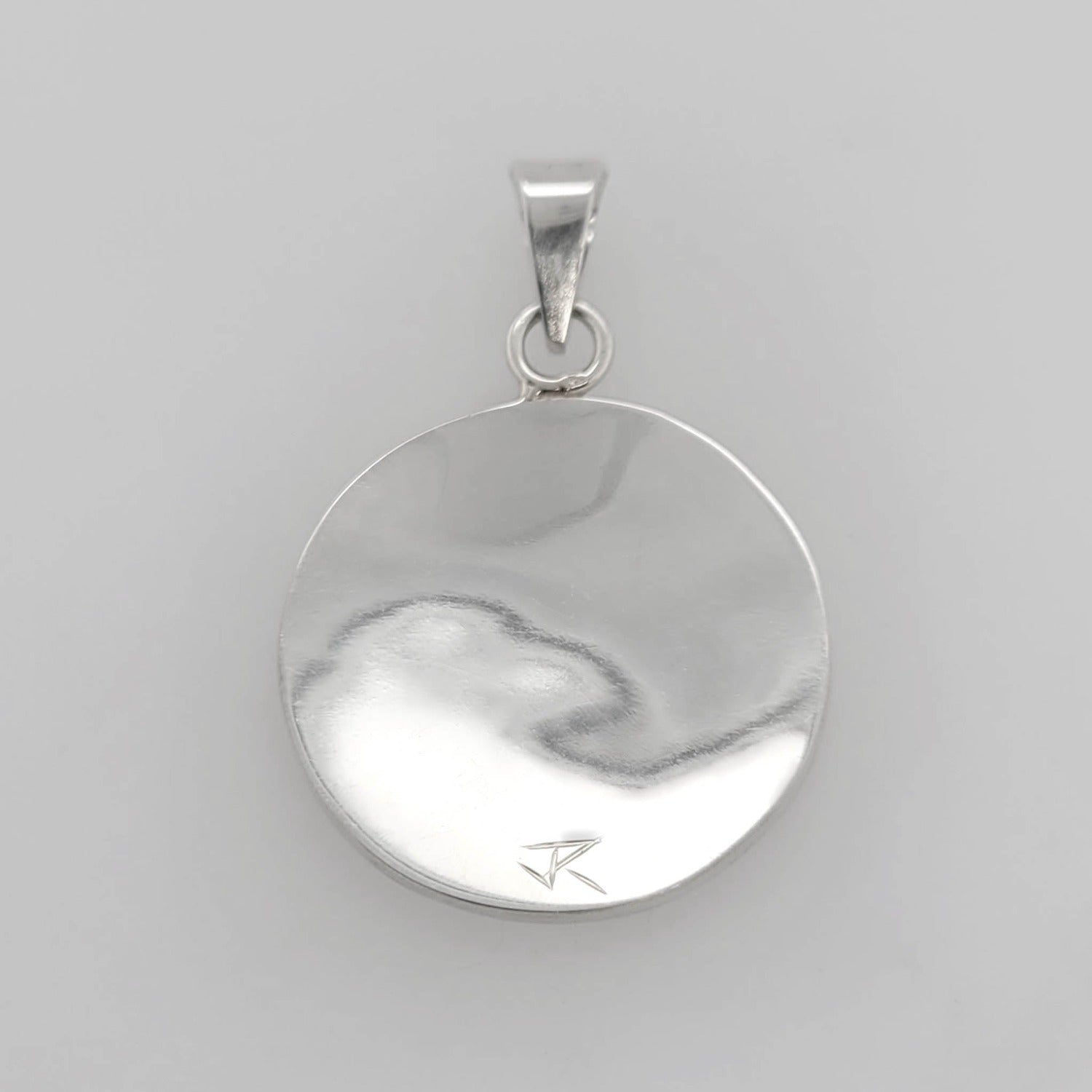 Silver Raven Pendant by Cree artist Justin Rivard