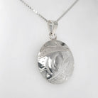 Silver Salmon Pendant by Cree artist Justin Rivard