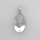 Silver Salmon Pendant by Cree artist Justin Rivard