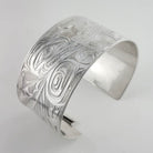 Silver Sea Bear Bracelet by Indigenous artist Joe Wilson