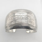 Silver Sisiutl Bracelet by Kwakwaka'wakw artist James Taylor
