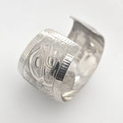 Silver Sisiutl Bracelet by Kwakwaka'wakw artist James Taylor
