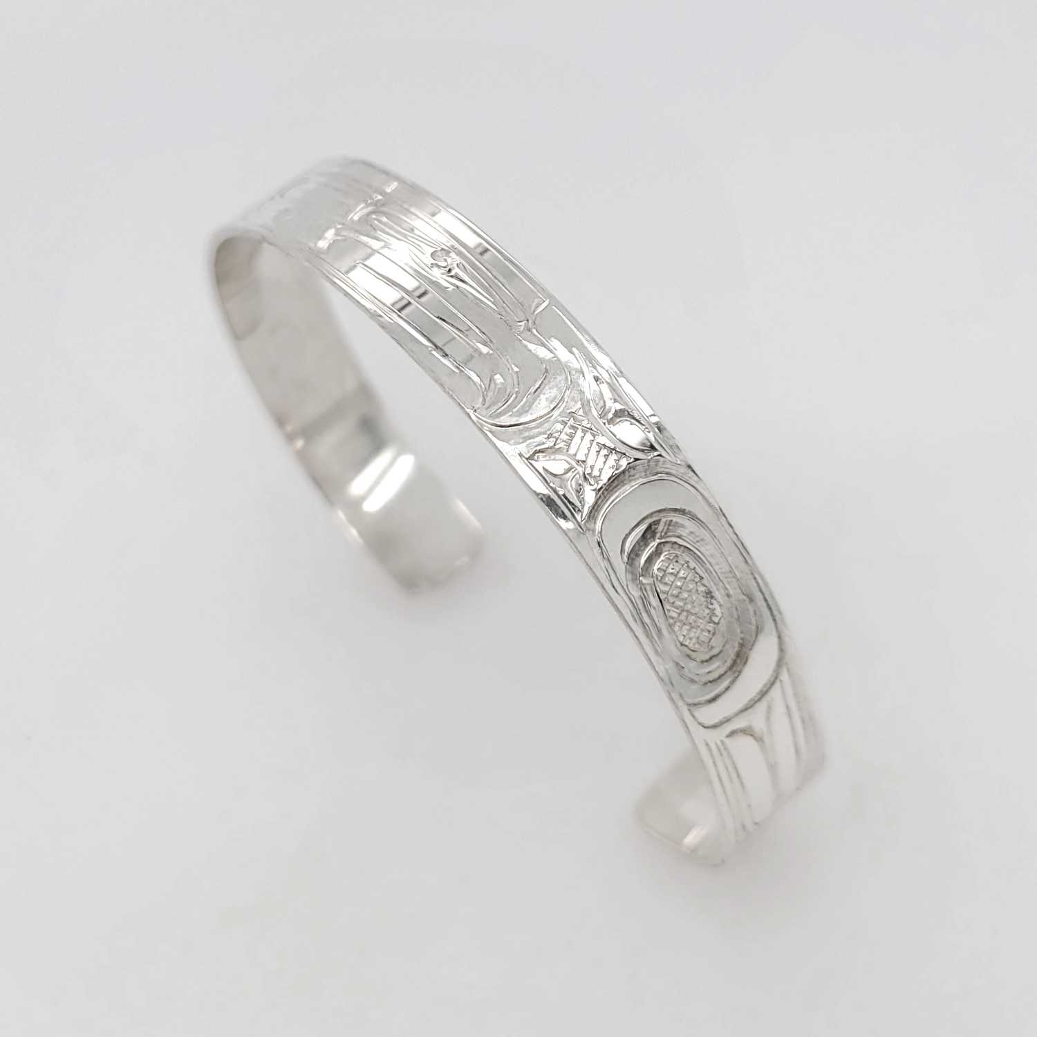 Silver Thunderbird Bracelet by Kwakwaka'wakw artist Don Wadhams