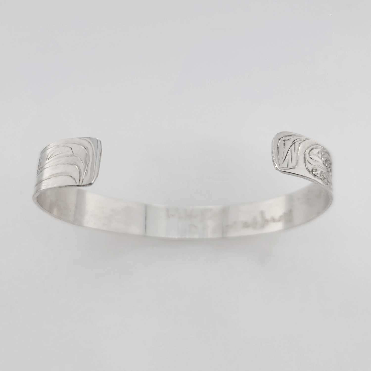 Silver Wolf Bracelet by Kwakwaka'wakw artist Don Wadhams