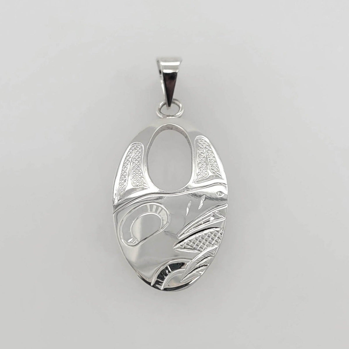 Wolf Pendant by Cree artist Justin Rivard – Spirits of the West Coast ...