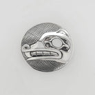 Silver Wolf Pendant by Haida artist Carmen Goertzen