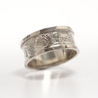 Silver Wolf Ring by Haida artist Carmen Goertzen