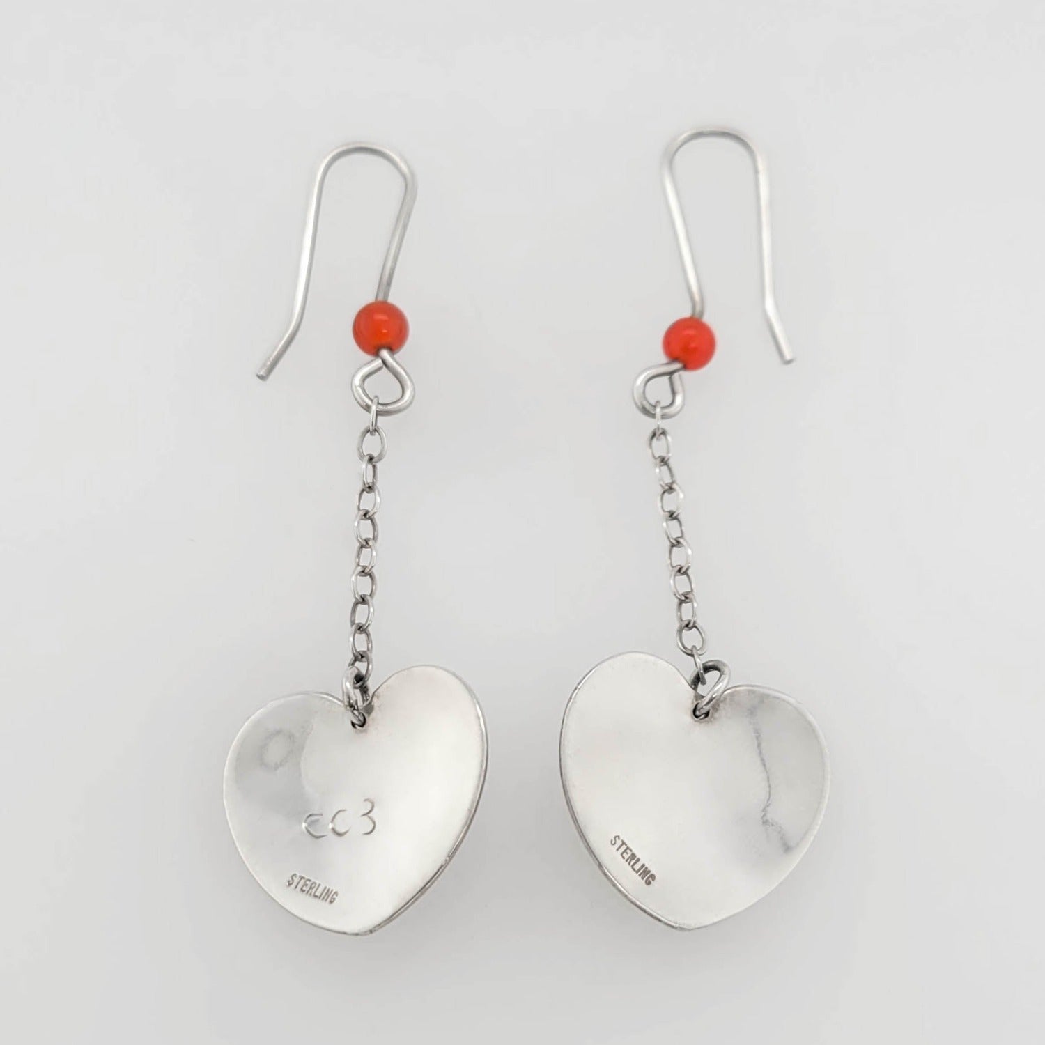 Silver Bear Earrings by Kwakwaka'wakw artist Chris Cook