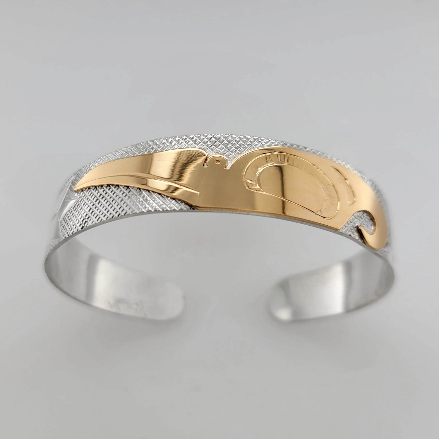 Silver & Gold Hummingbird Bracelet by Justin Rivard, Cree – Spirits of ...