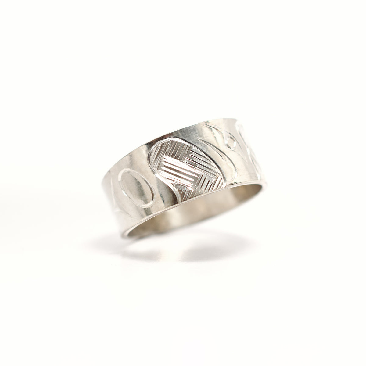 Silver Eagle Ring by Coast Salish artist Jody Sparrow