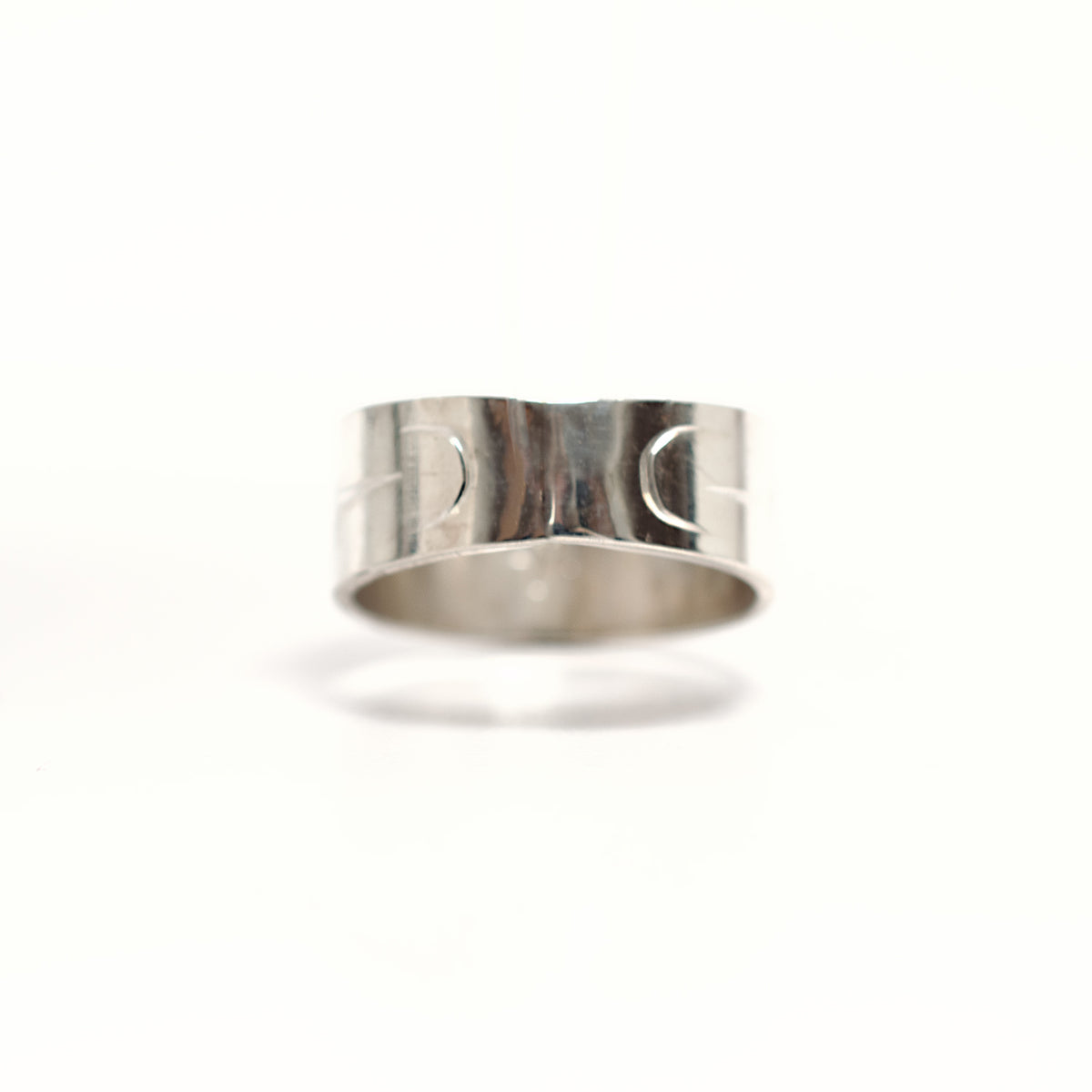 Silver Eagle Ring by Coast Salish artist Jody Sparrow