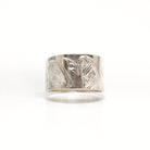 Silver Eagle Ring by Coast Salish artist Jody Sparrow
