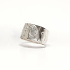 Silver Eagle Ring by Coast Salish artist Jody Sparrow