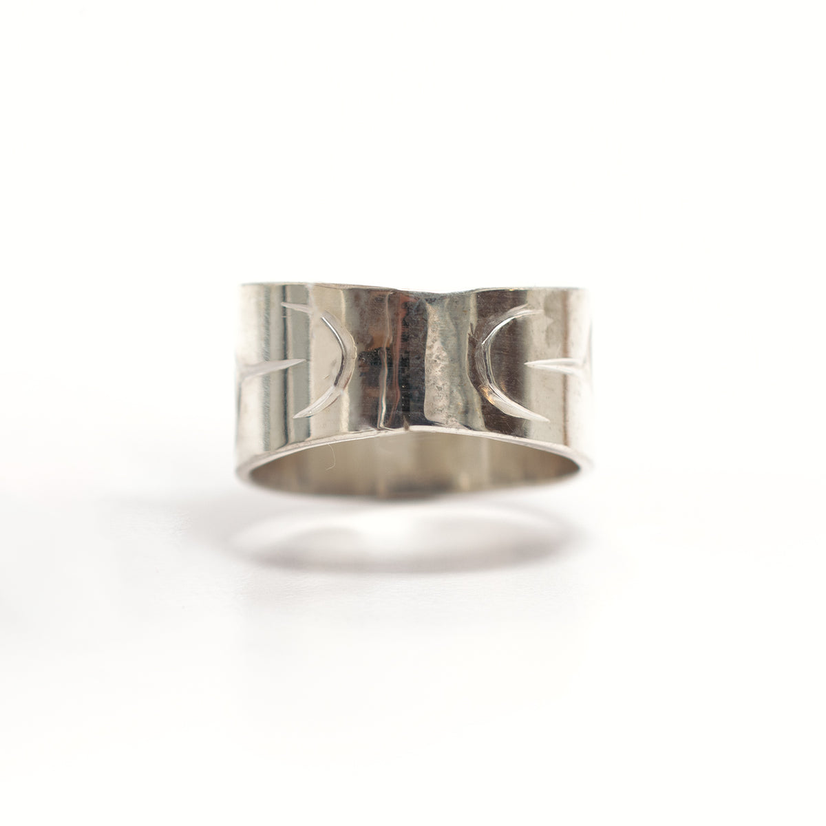 Silver Eagle Ring by Coast Salish artist Jody Sparrow