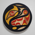 Small Sandblasted Cedar Bear Panel by Kwakiutl artist Trevor Hunt