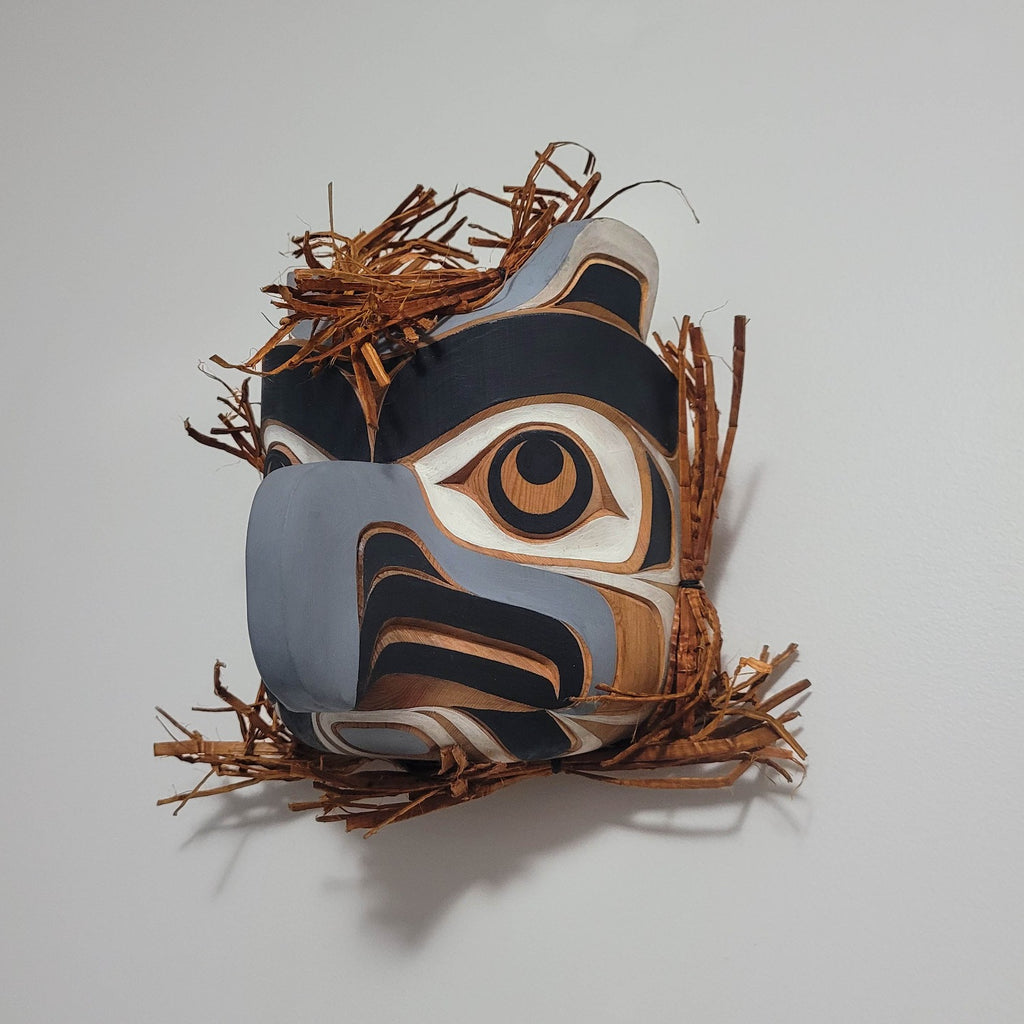 Indigenous Owl Mask by Kwakwaka'wakw carver Gilbert Dawson