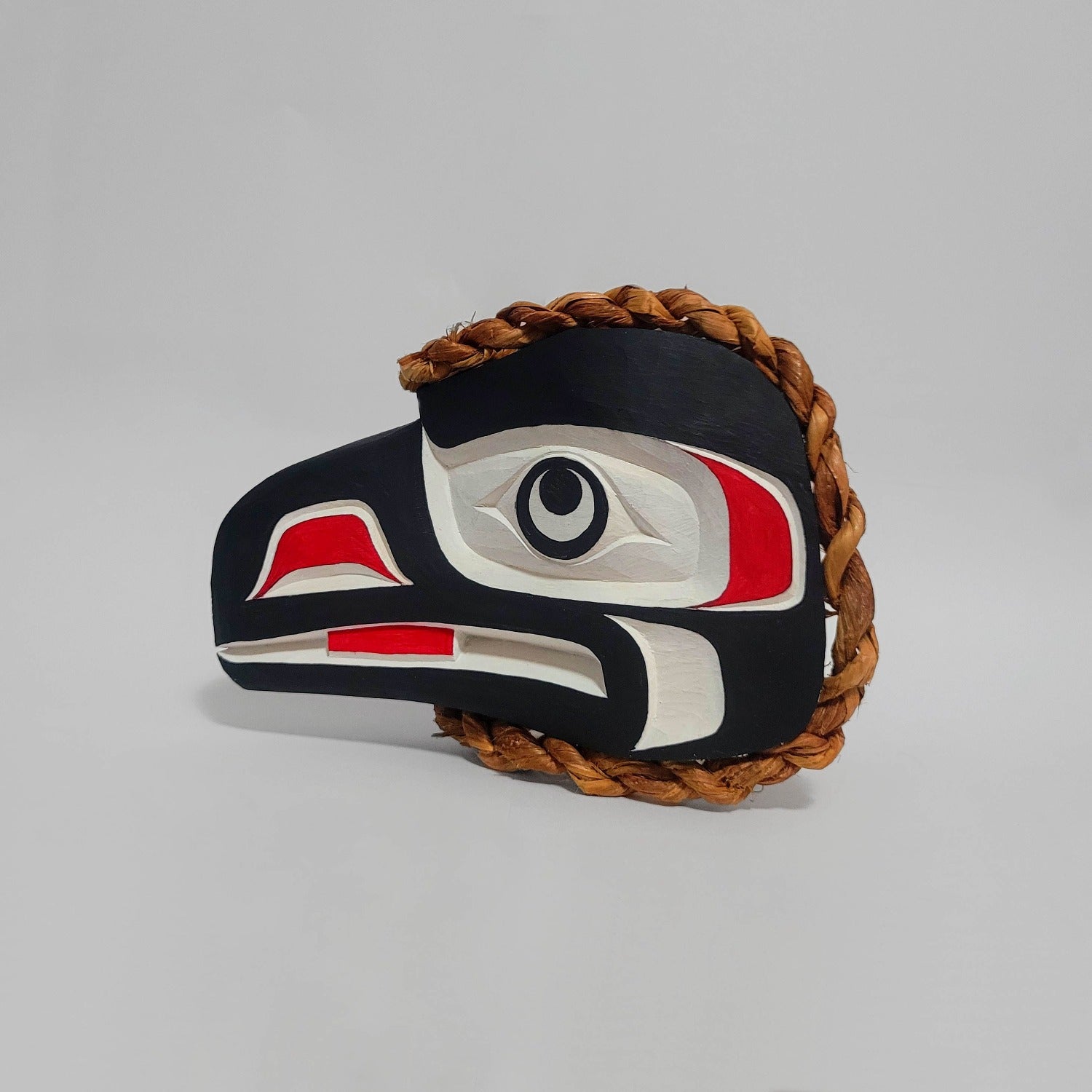 Small Raven Mask by Kwakwaka'wakw carver Gilbert Dawson