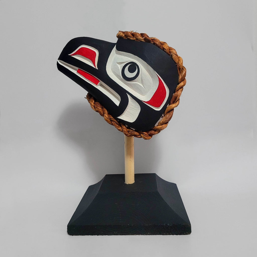 Small Raven Mask by Kwakwaka'wakw carver Gilbert Dawson