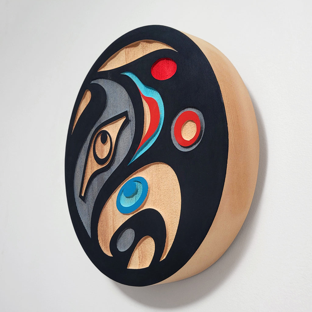 Small Eagle Cedar Panel by Trevor Hunt, Kwakiutl – Spirits of the West ...