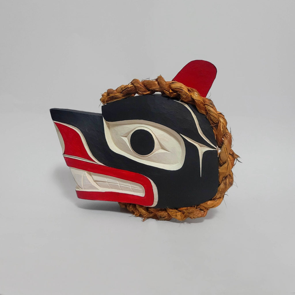 Small Wolf Mask by Kwakwaka'wakw carver Gilbert Dawson