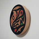Sandblasted Wolf Panel by Kwakwaka'wakw artist Trevor Hunt