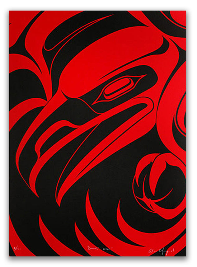 Smoke Hole Limited Edition Print by Tahltan artist Alano Edzerza