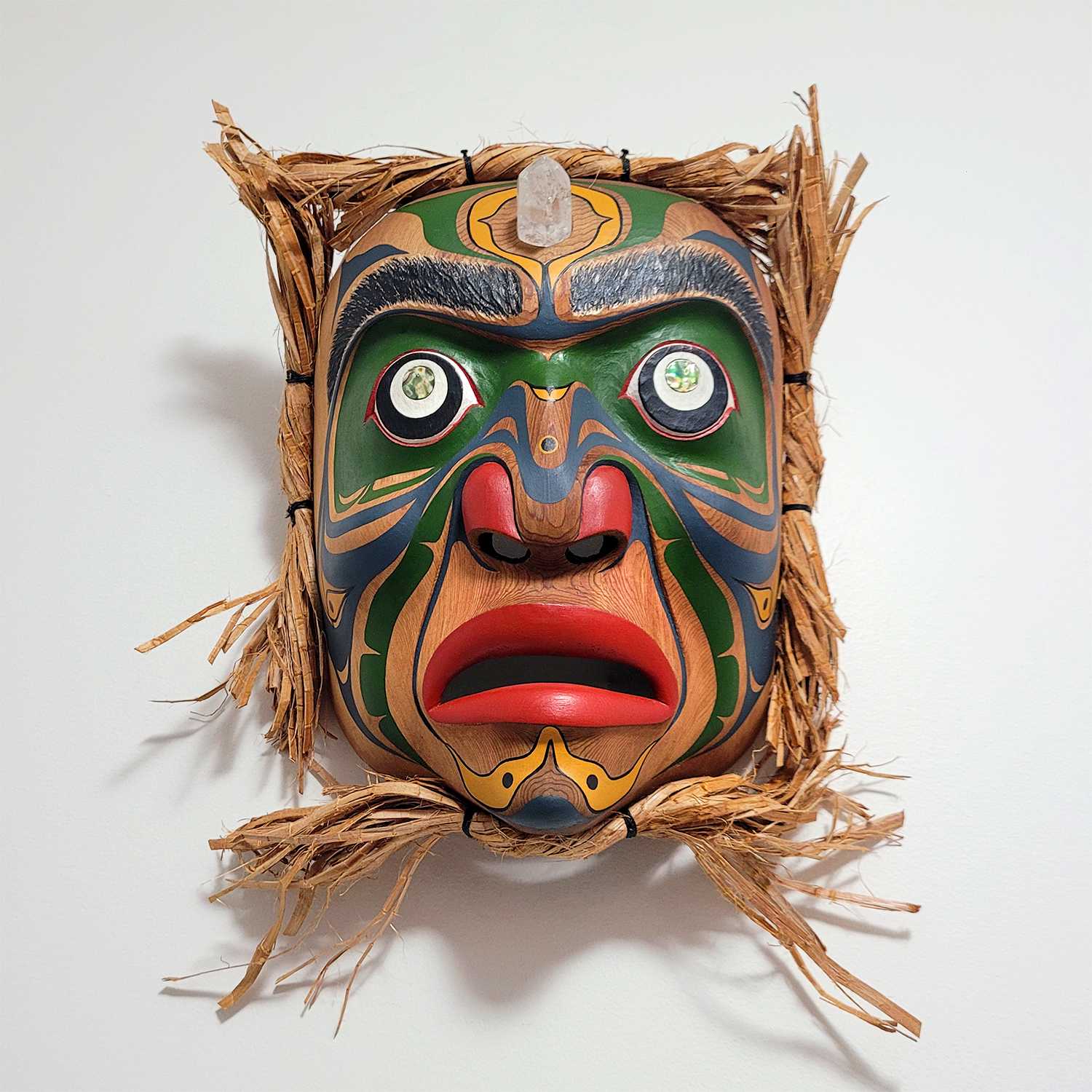 Speaker Mask by Kwakwaka'wakw artist James Kwaksistala