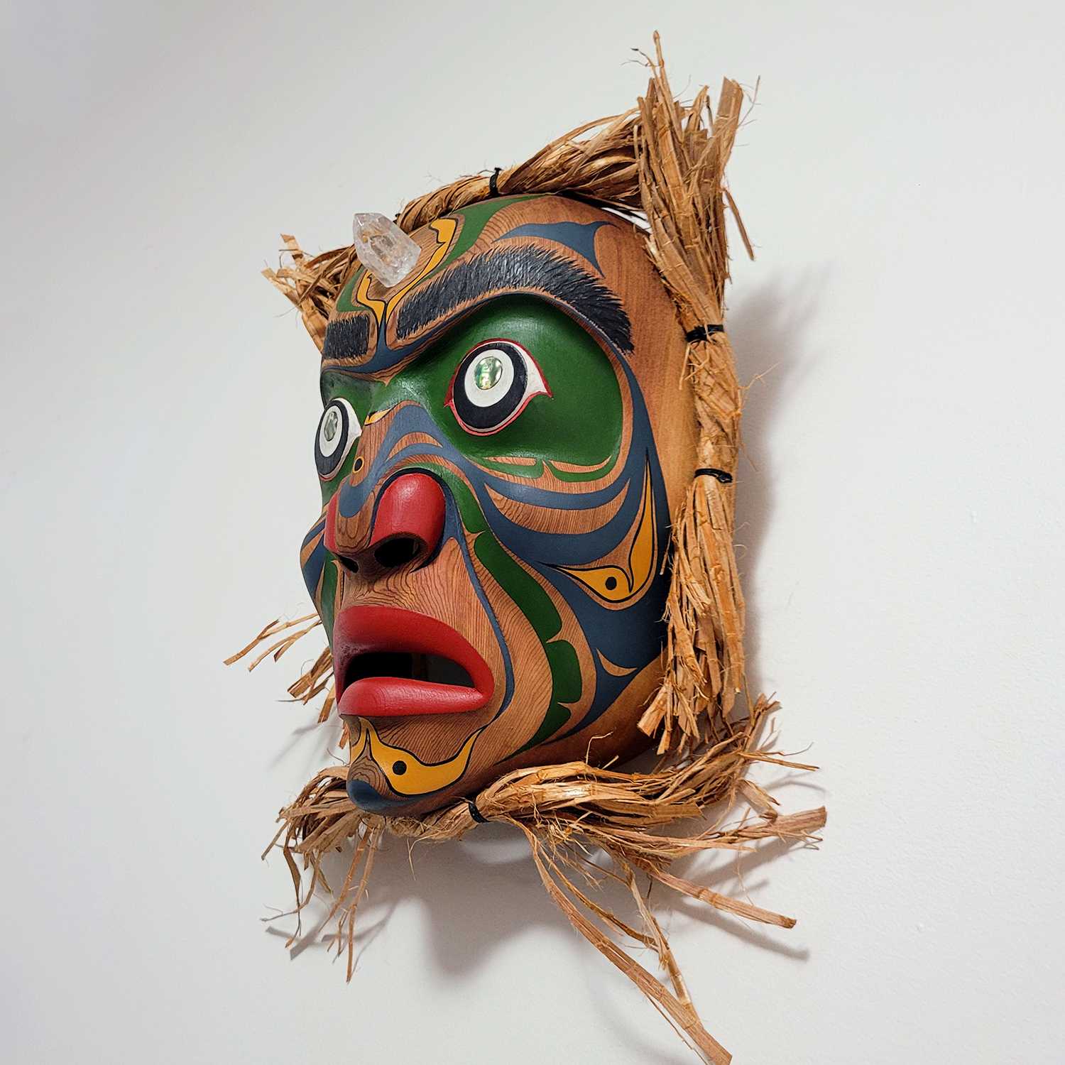 Speaker Mask by Kwakwaka'wakw artist James Kwaksistala