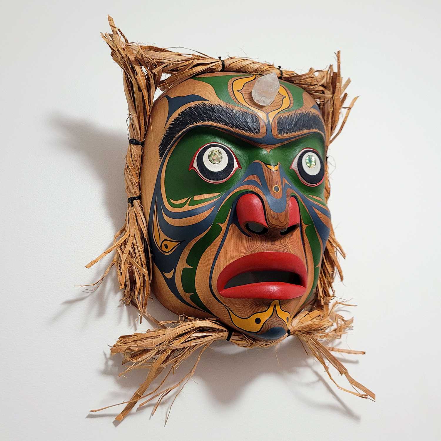 Speaker Mask by Kwakwaka'wakw artist James Kwaksistala