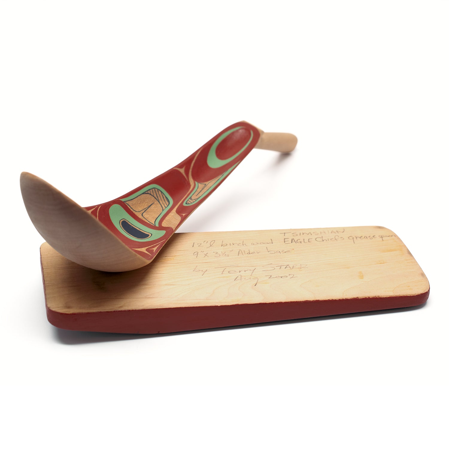 Indigenous Wooden Spoon by Tsimshian artist Terry Starr
