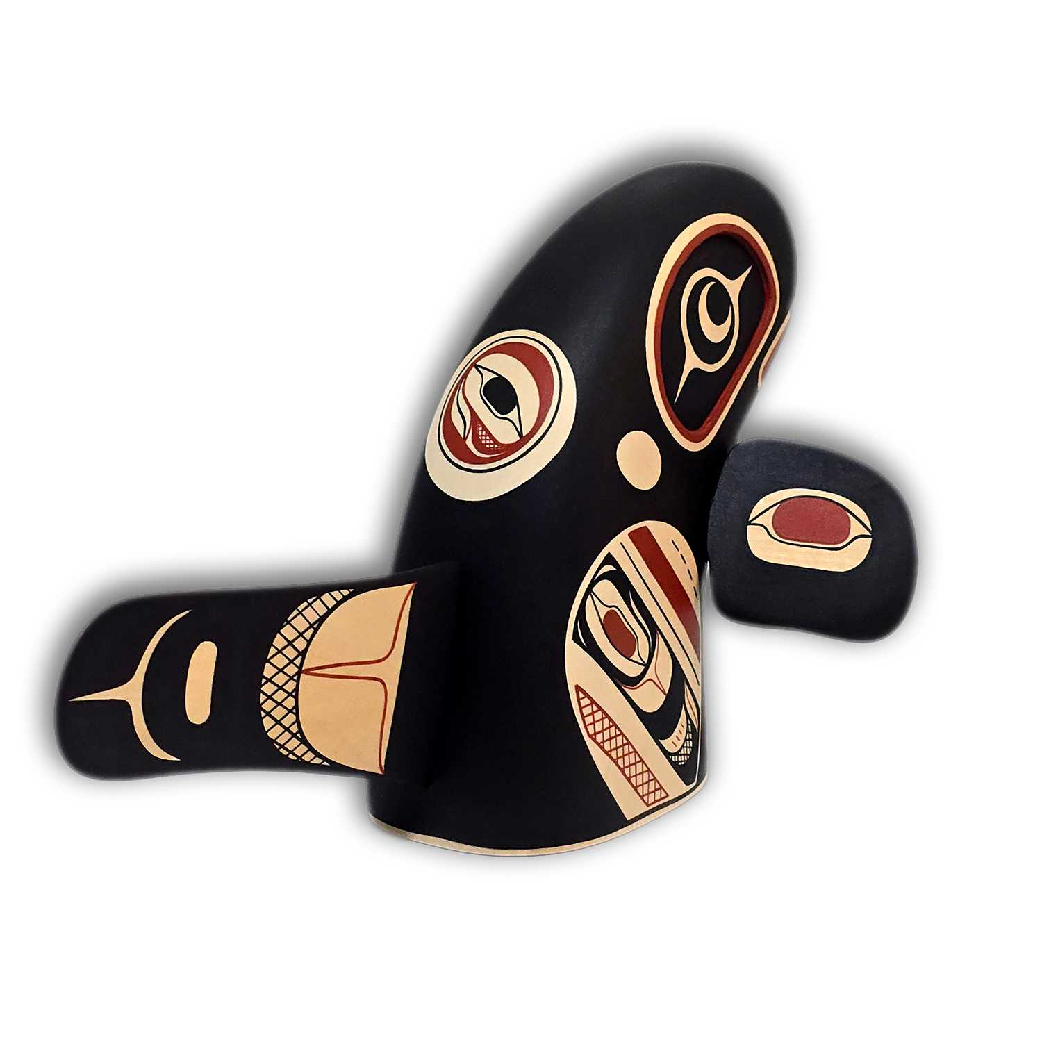 Spyhop Orca by Kwakwaka'wakw artist Rod Smith