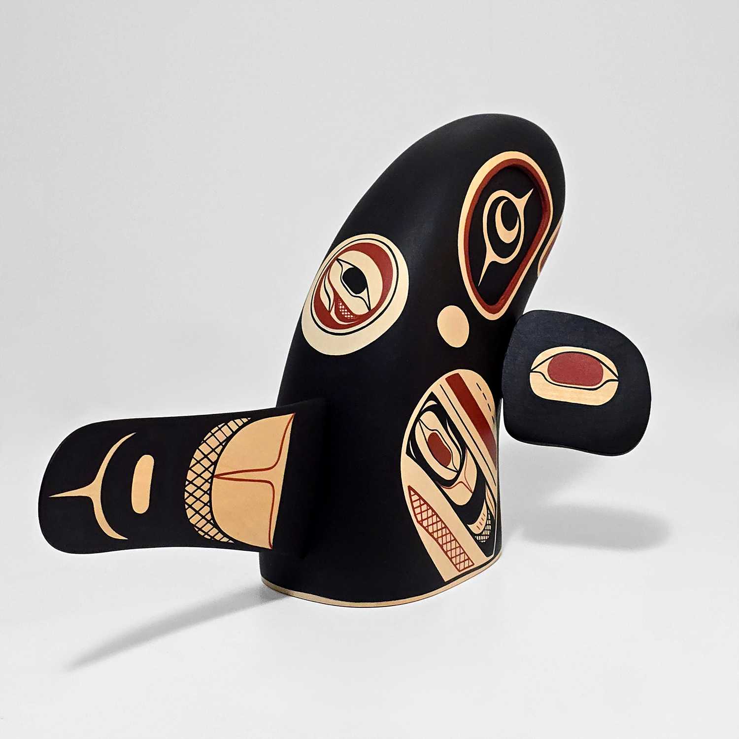 Spyhop Orca Sculpture by Kwakwaka'wakw Artist Rod Smith