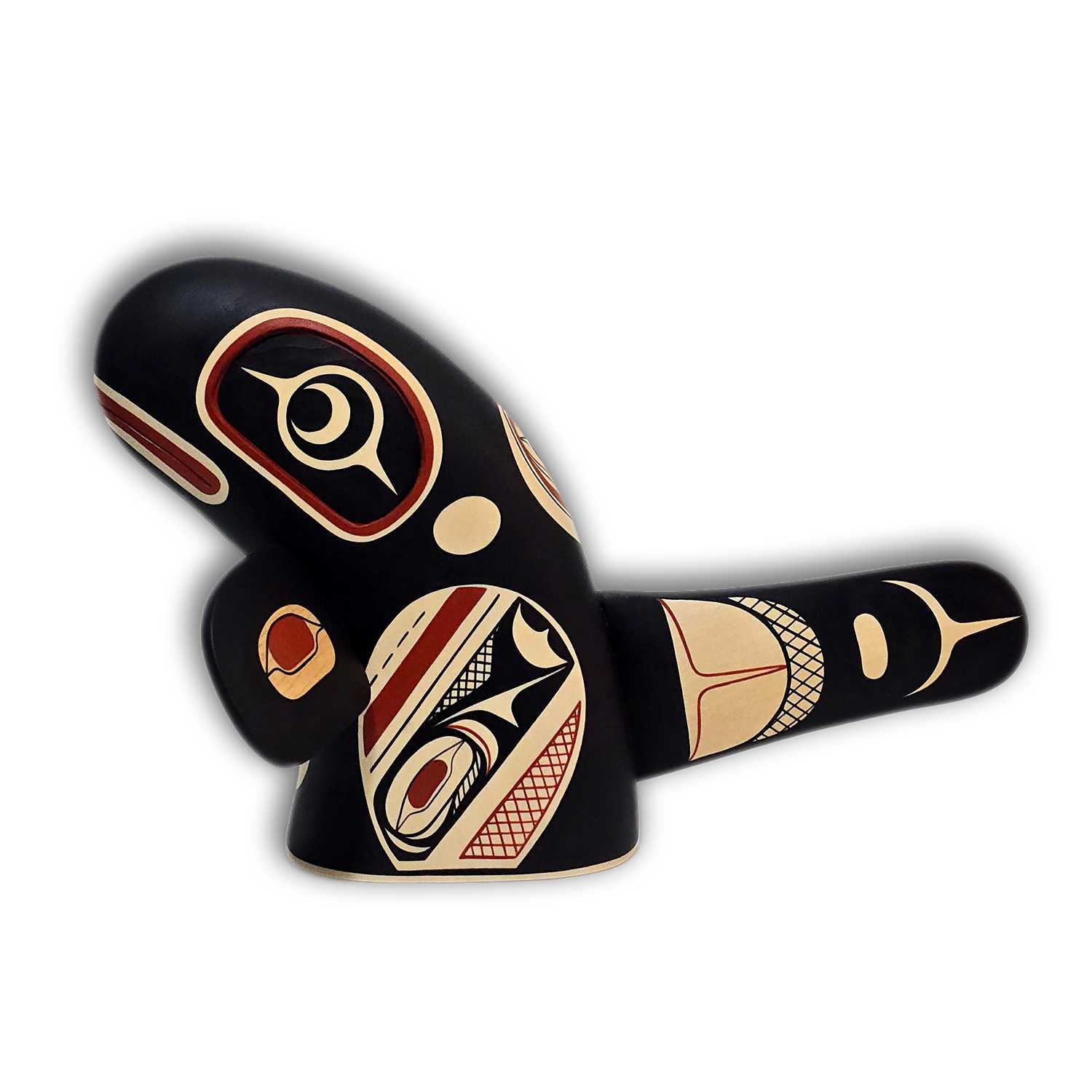 Spyhop Orca by Kwakwaka'wakw artist Rod Smith