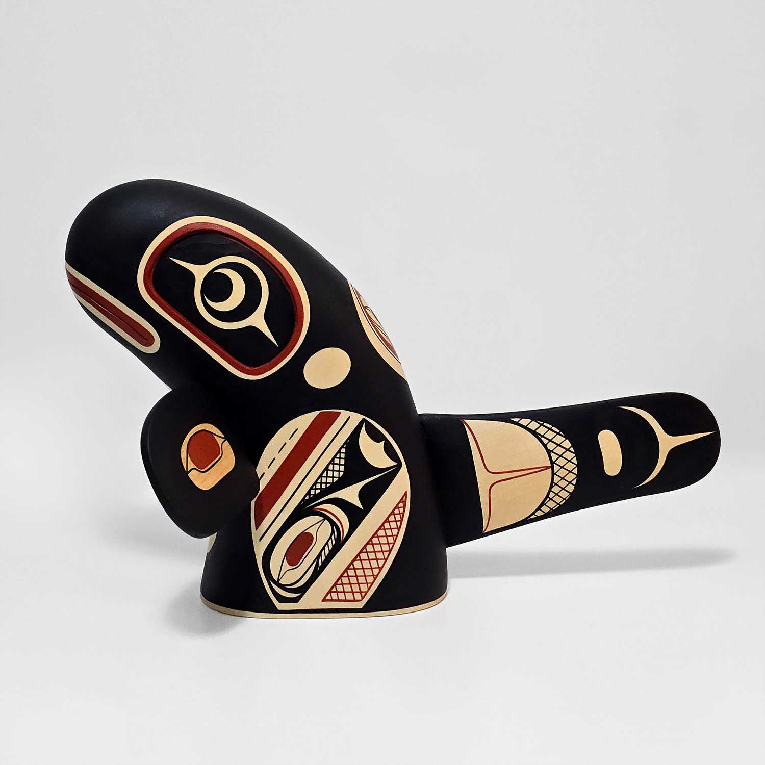 Spyhop Orca Sculpture by Kwakwaka'wakw Artist Rod Smith