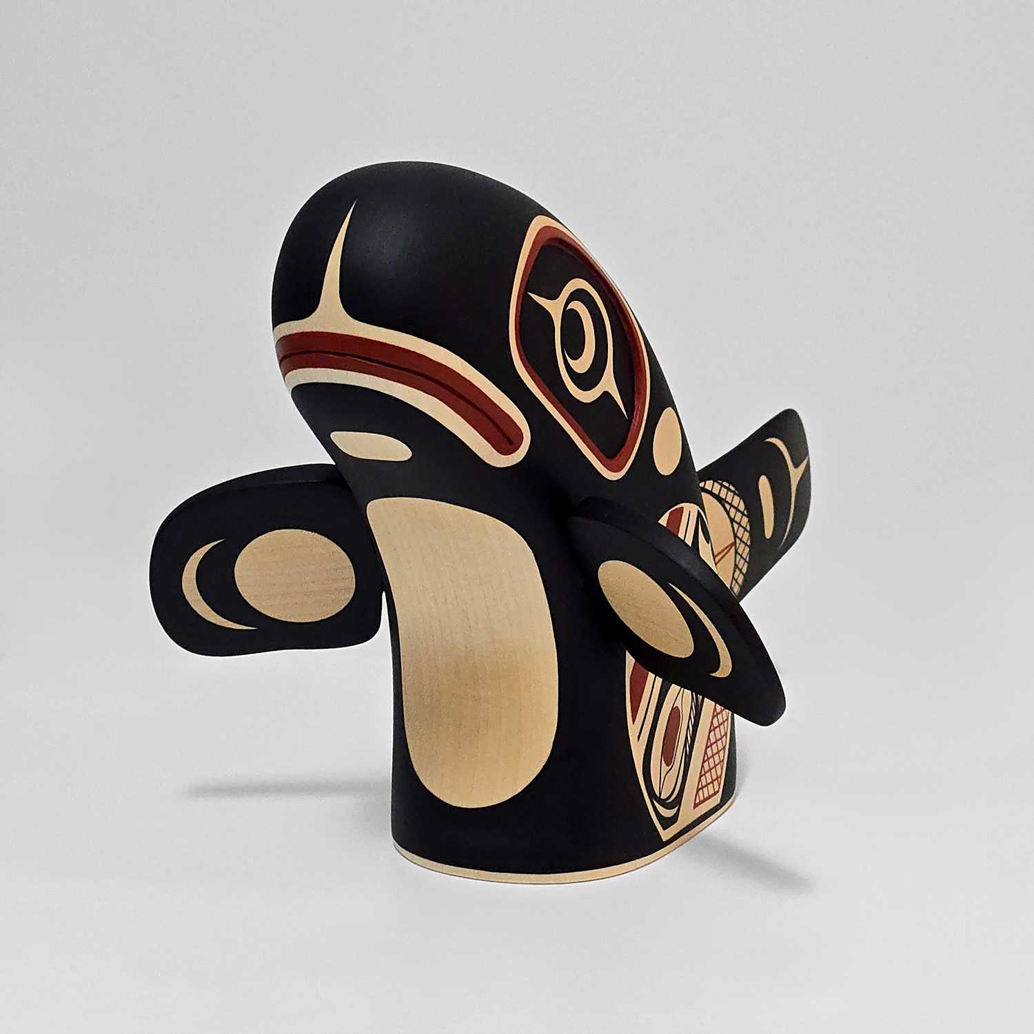 Spyhop Orca Sculpture by Kwakwaka'wakw Artist Rod Smith