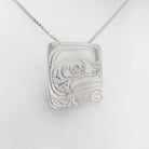 Silver Frog Pendant by Kwakwaka'wakw artist Don Wadhams