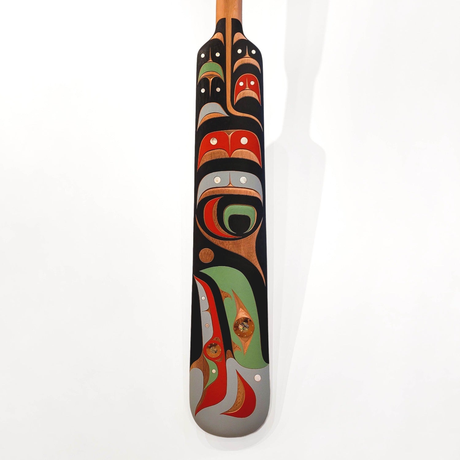 Large Steering Paddle by Kwakiutl artist Trevor Hunt