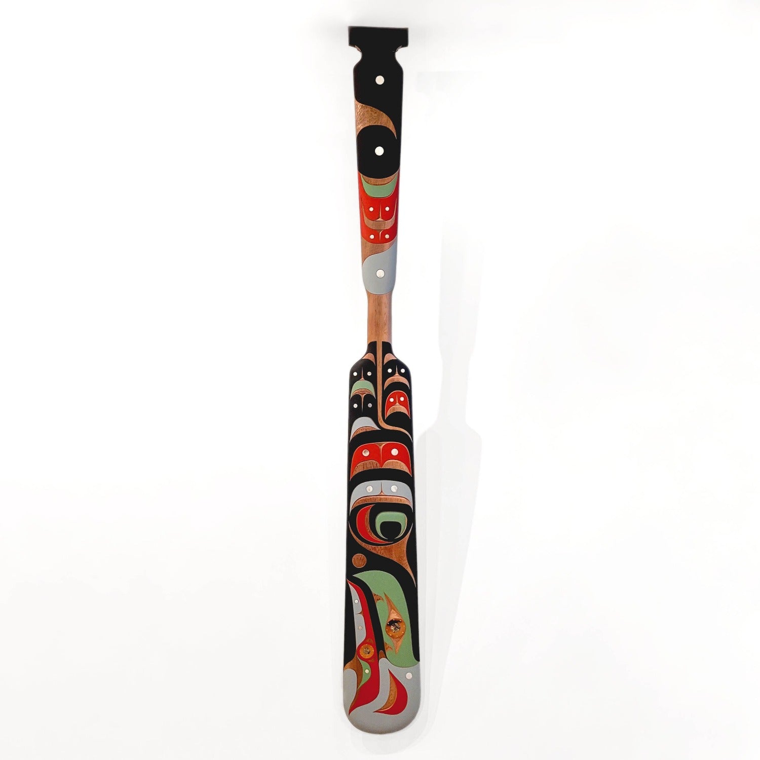 Large Steering Paddle by Kwakiutl artist Trevor Hunt