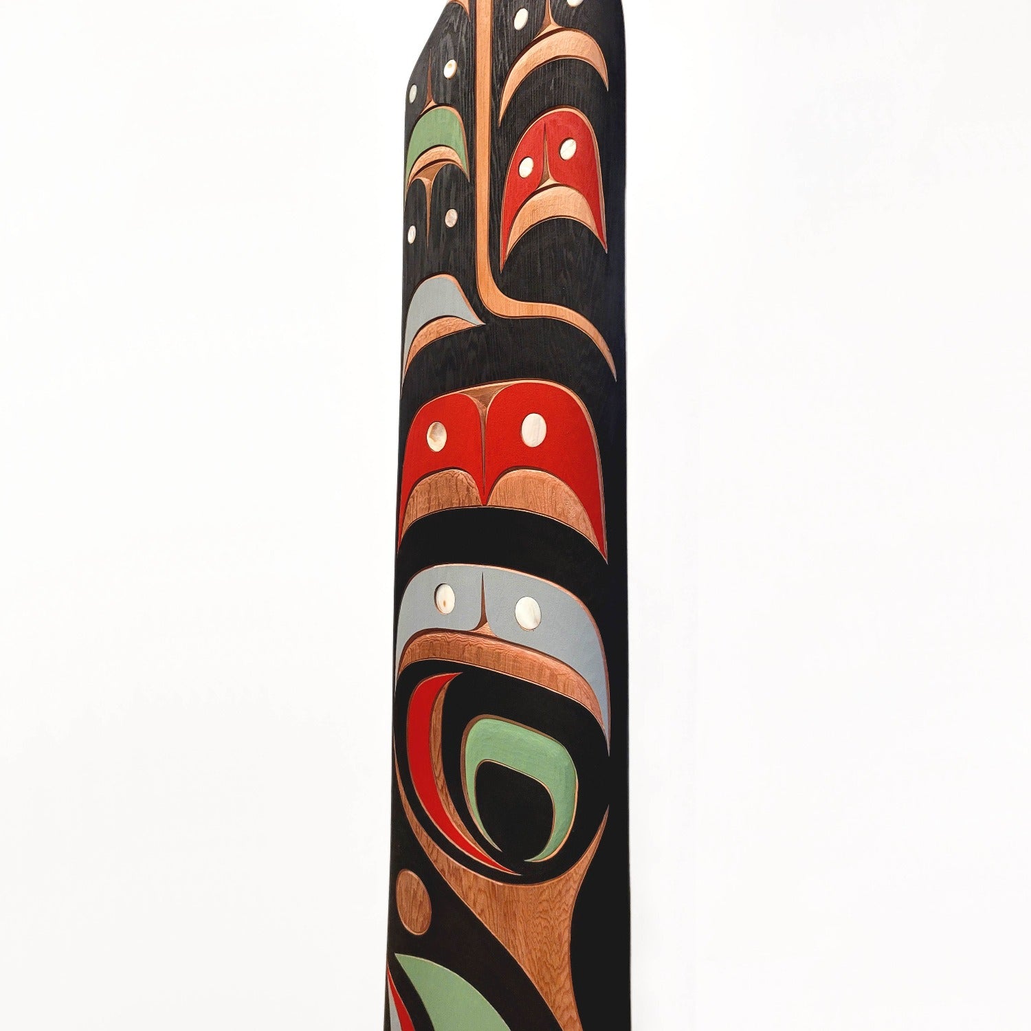 Large Steering Paddle by Kwakiutl artist Trevor Hunt