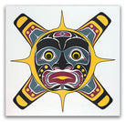 Sun Limited Edition Print by Kwakwaka'wakw artist Peter Dawson
